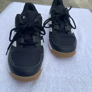 Adidas Black and White Athletic Shoes